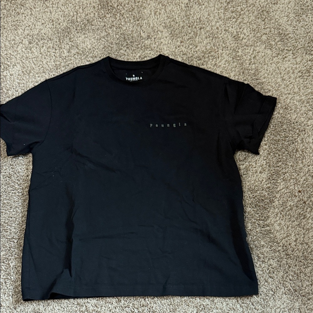 YoungLA Black Short Sleeve Tee